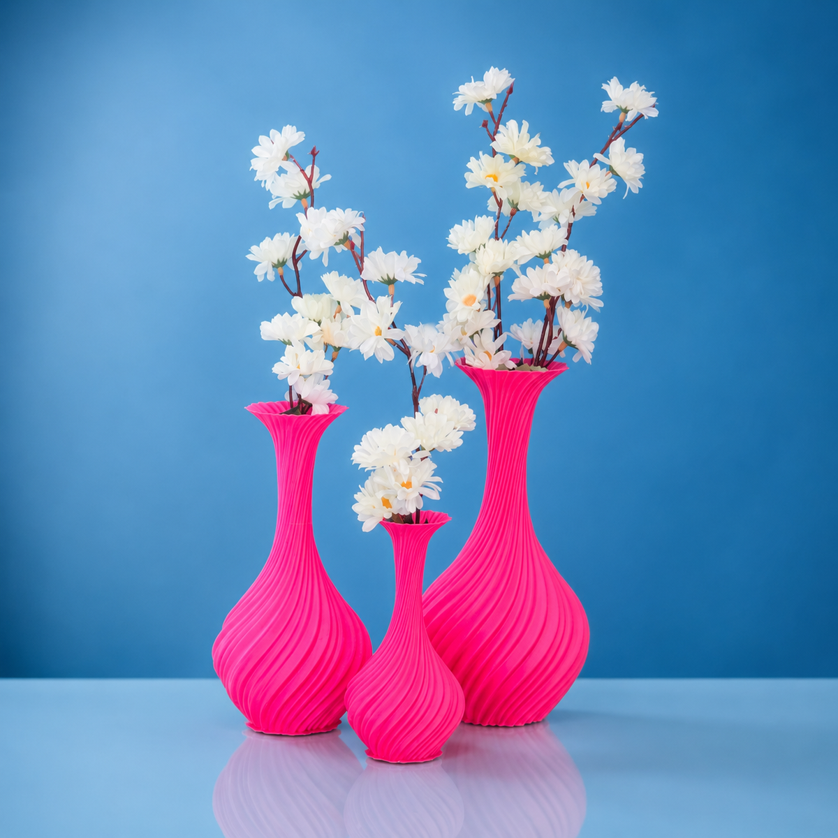 3D Printed Vase Arrangement Set